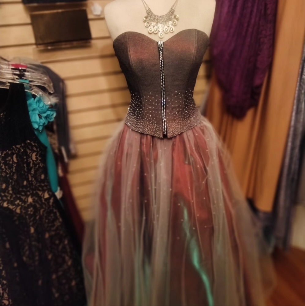 Tiffany Designs 2 piece evening gown